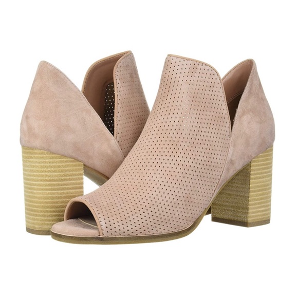 Cole Haan Perforated Shiloh Open Toe Ankle Booties Size 9B